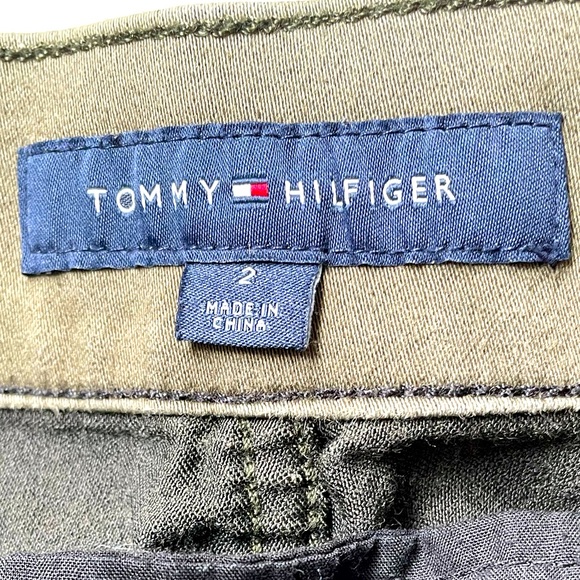 TOMMY HILFIGER - OLIVE GRAMERCY ANKLE PANT SIZE 2 - Picture 4 of 6